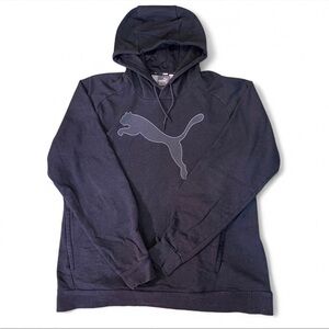 Puma Men's size large Cotton Dark Hoodie with Logo